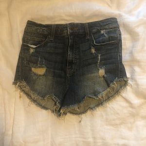 High rise Jean shorts